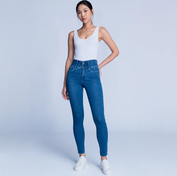 High-Waisted Skinny Jeans